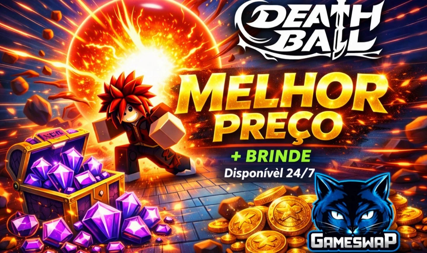 [Melhor Preço] Gemas + 5% de Brinde | Death Ball | Bola da Morte | Online 24/7