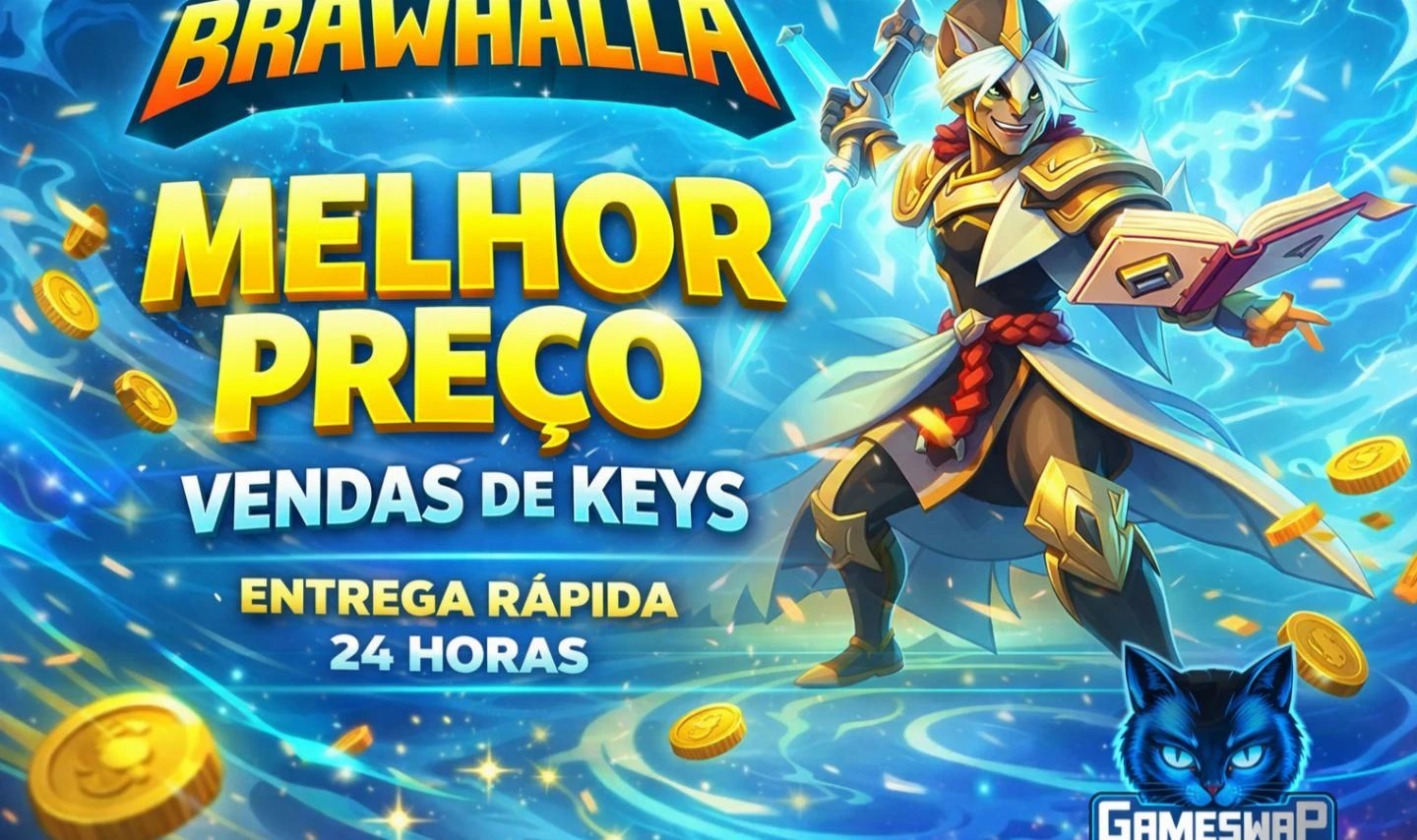Brawlhalla Keys (Melhor Preço) Atendimento 24/7 (Skin Rara Metadev Barraza)