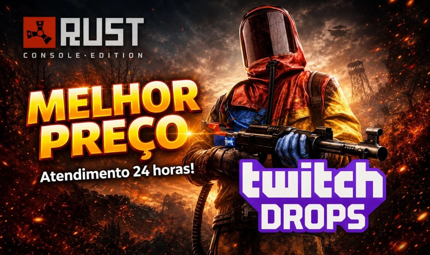 [Melhor Preço] Kick Drops e Rust Twitch Drops+49+50+51+52 - Cobrimos Ofertas!