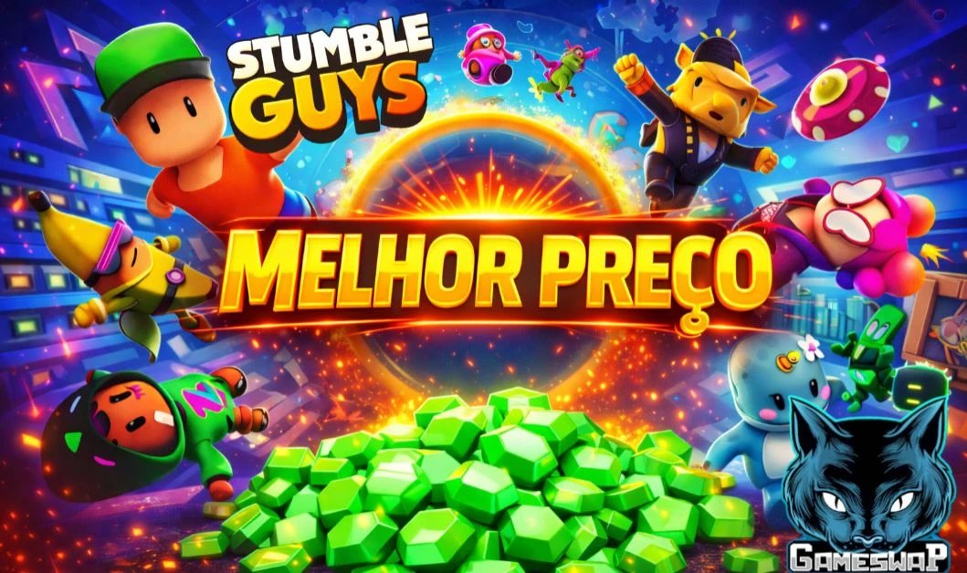 [Mais Barato/cobrimos Qualquer Oferta] - Stumble Guys - Gemas/tokens