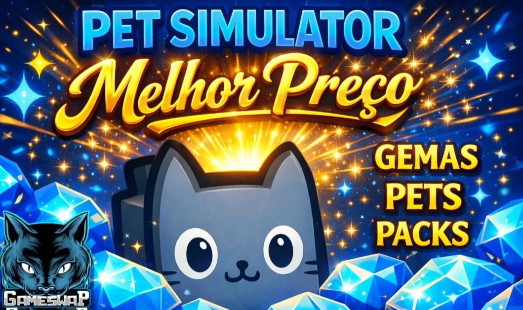 [Melhor Preço] Gemas / Diamantes / Huges + Brinde - Pet Simulator 99 [Ps99]